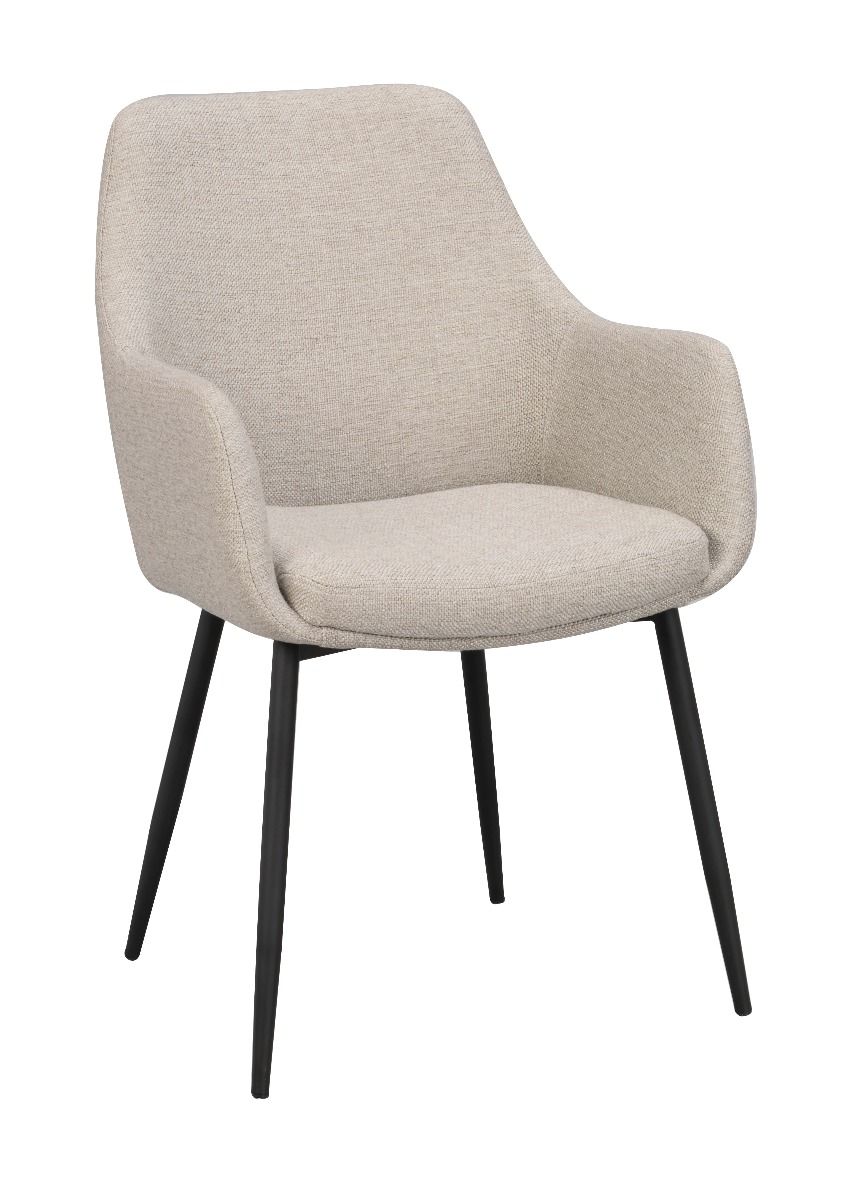 Rowico Reily nojatuoli, beige/musta