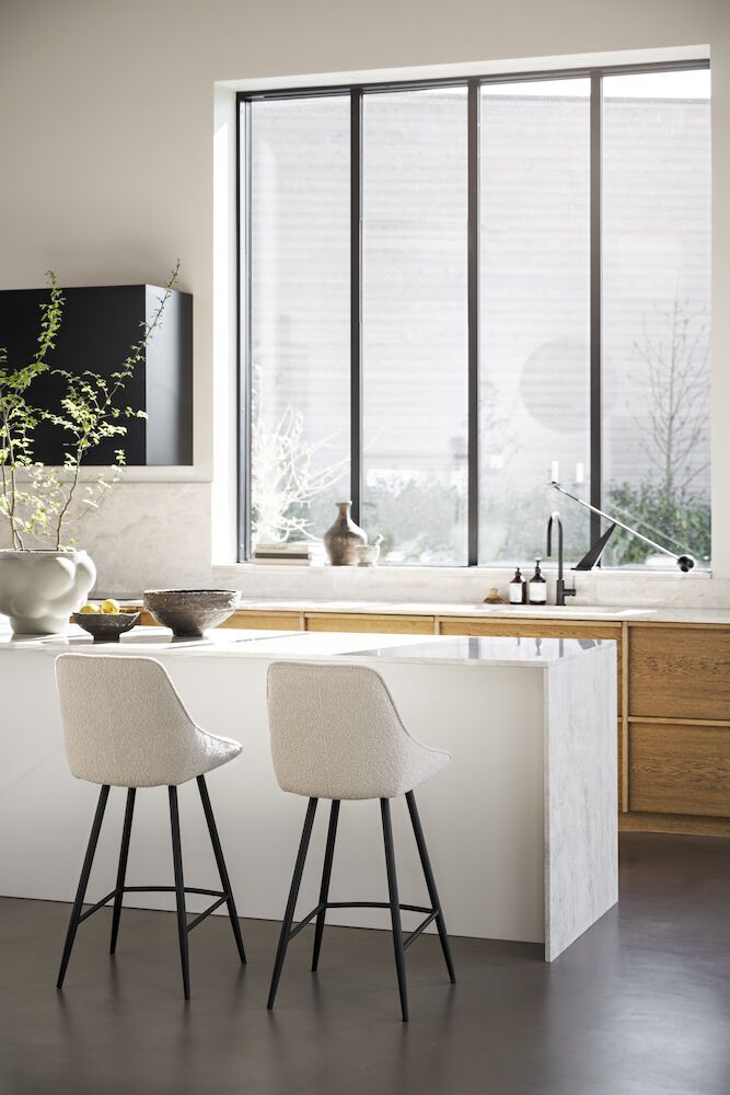 Rowico Sierra baarijakkara, Beige bouclé