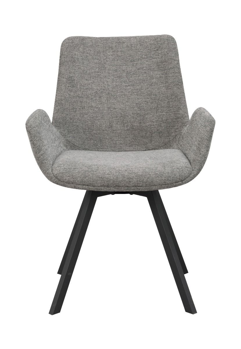 Rowico Norwell nojatuoli, harmaa/musta