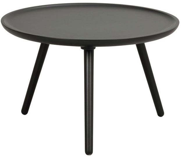 Rowico Daisy sohvapöytä 80cm, musta/ musta