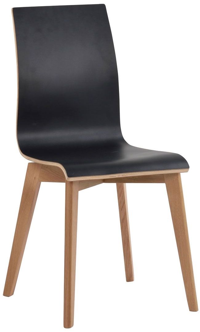 Rowico Gracy ruokapöydän tuoli, musta laminaatti/ tammi