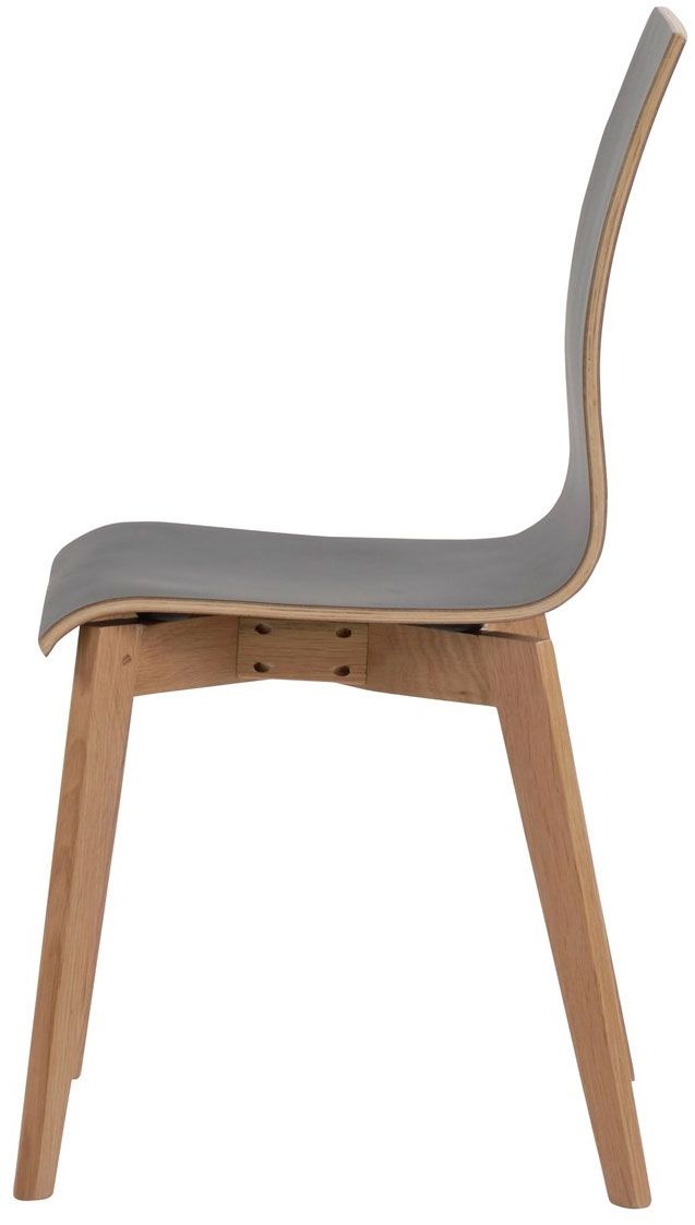 Rowico Gracy ruokapöydän tuoli, musta laminaatti/ tammi