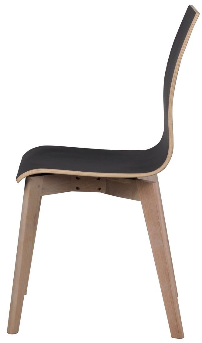 Rowico Gracy ruokapöydän tuoli, musta laminaatti/ valkopesty