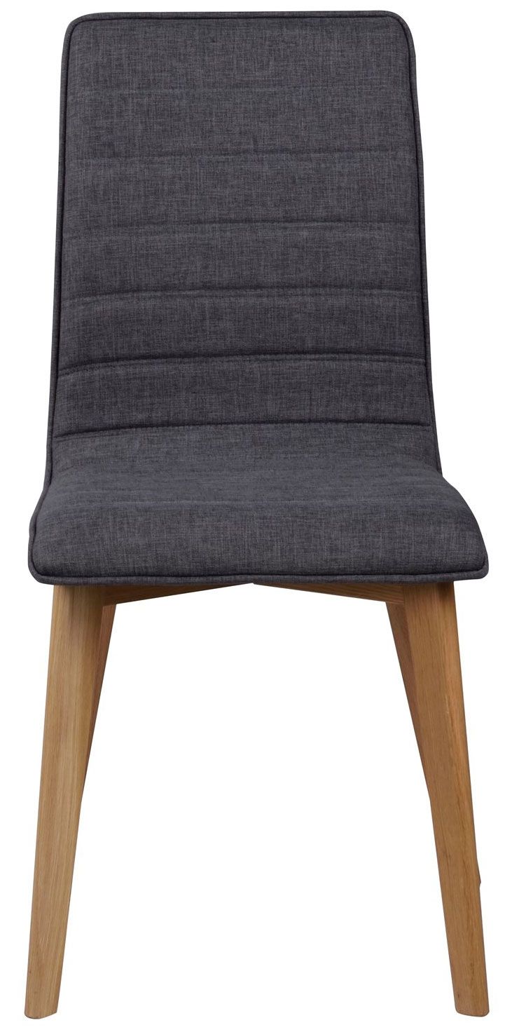 Rowico Gracy ruokapöydän tuoli, tummanharmaa kangas/ tammi