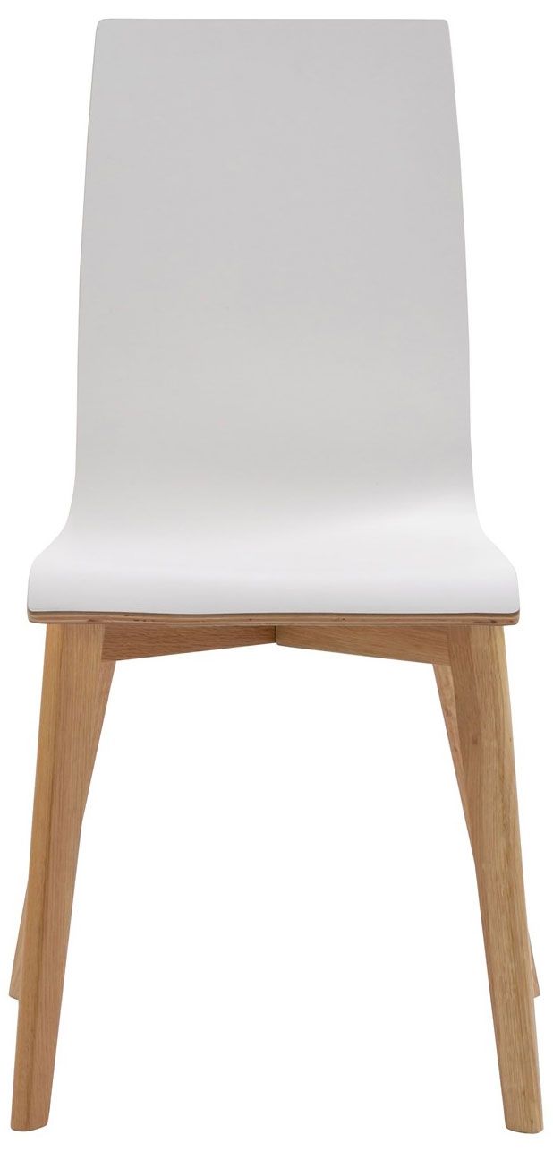 Rowico Gracy ruokapöydän tuoli, valkoinen laminaatti/ tammi