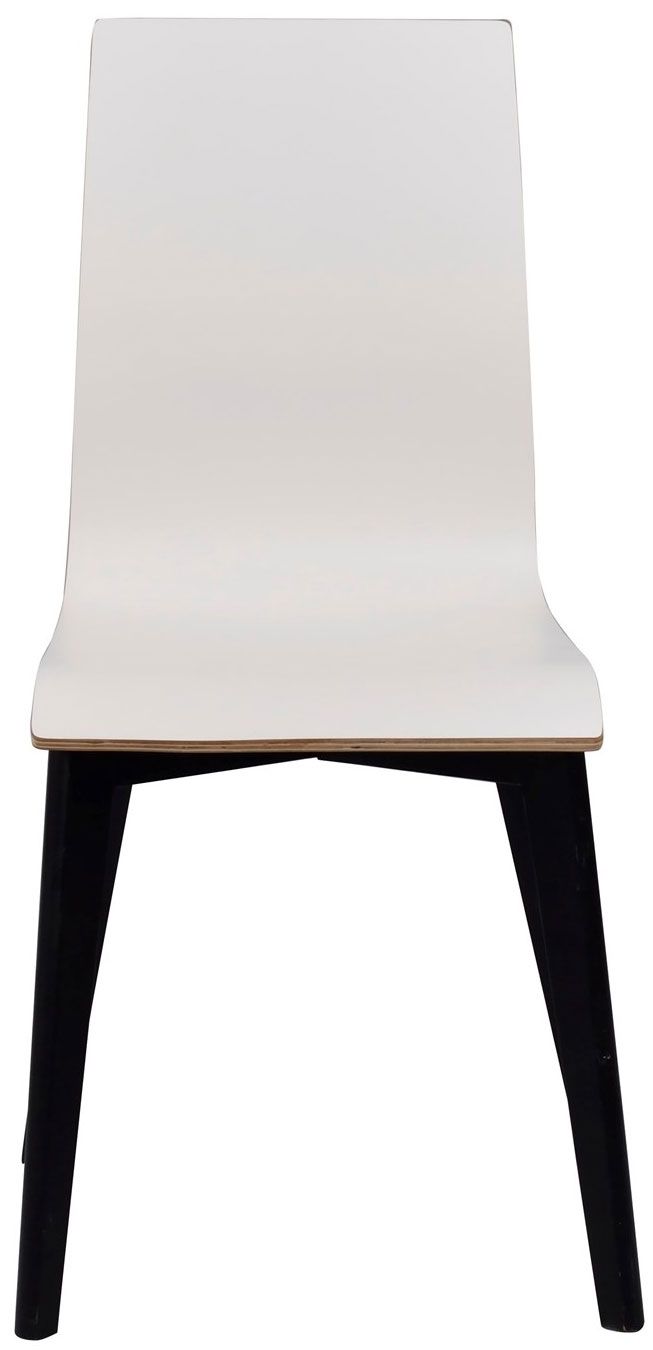 Rowico Gracy ruokapöydän tuoli, valkoinen laminaatti/ musta