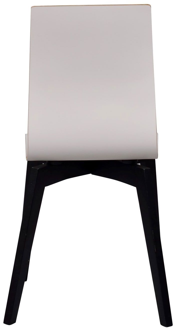 Rowico Gracy ruokapöydän tuoli, valkoinen laminaatti/ musta