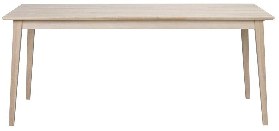 Rowico Filippa ruokapöytä 180cm, valkopesty tammi