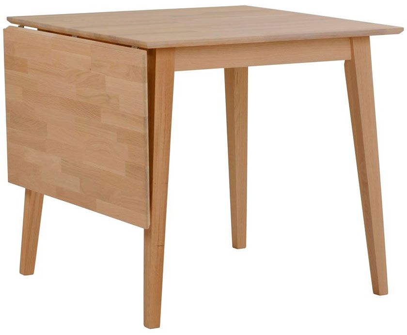 Rowico Filippa ruokapöytä klaffilla 80cm, tammi