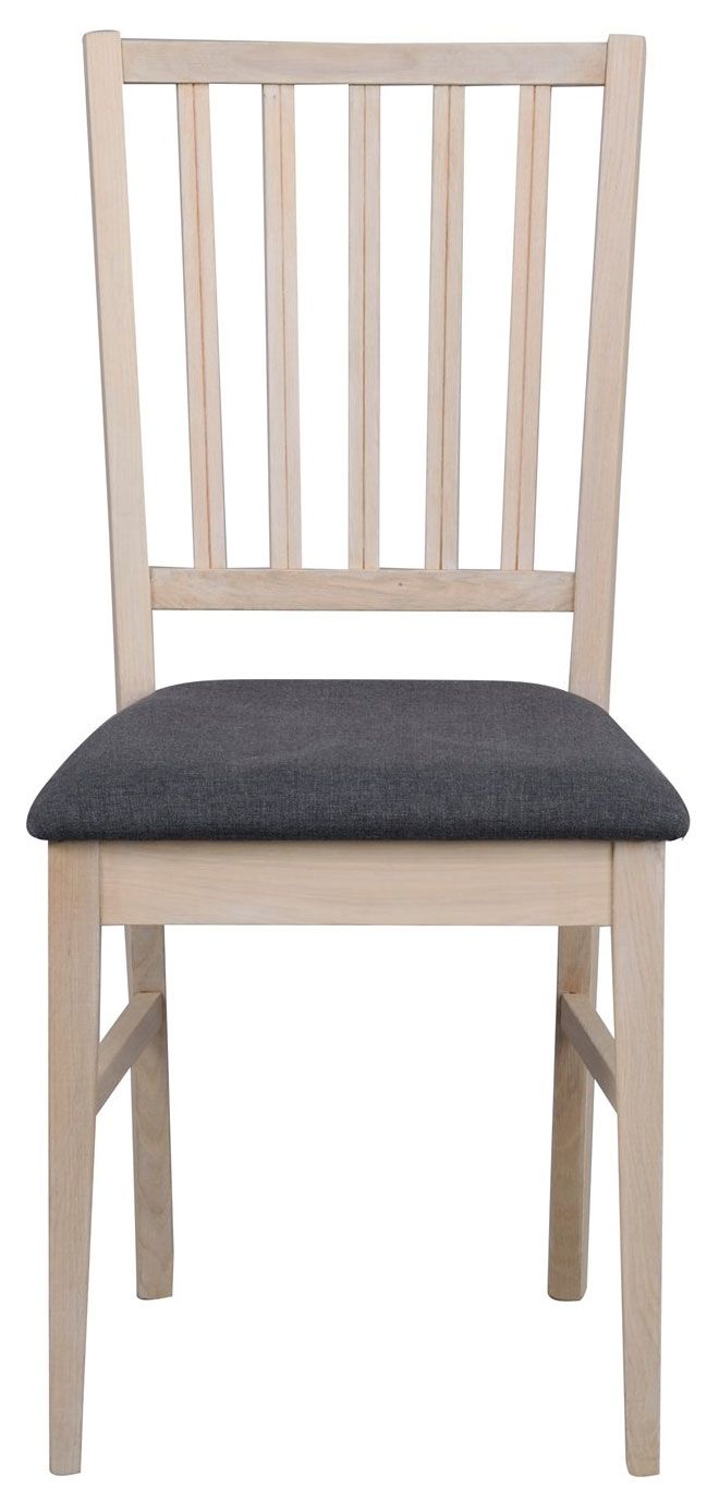 Rowico Filippa ruokapöydän tuoli, valkopesty tammi/ harmaa