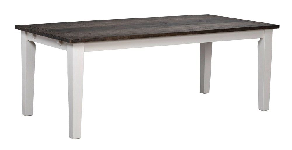 Rowico Nottingham ruokapöytä 200 cm, Vintage/ valkoinen