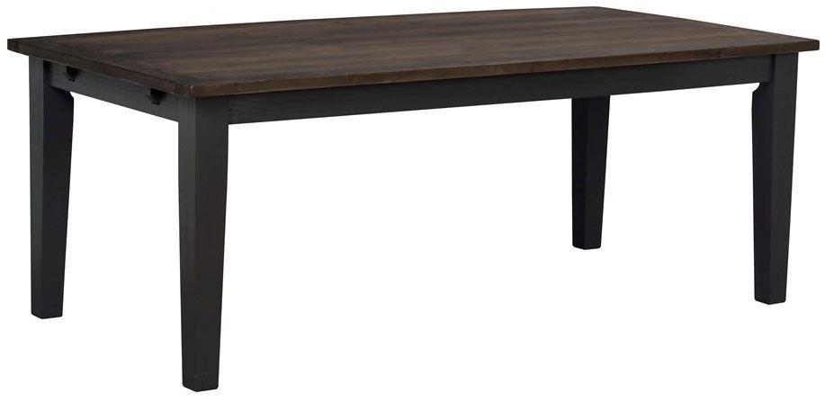 Rowico Nottingham ruokapöytä 100x200, harmaa