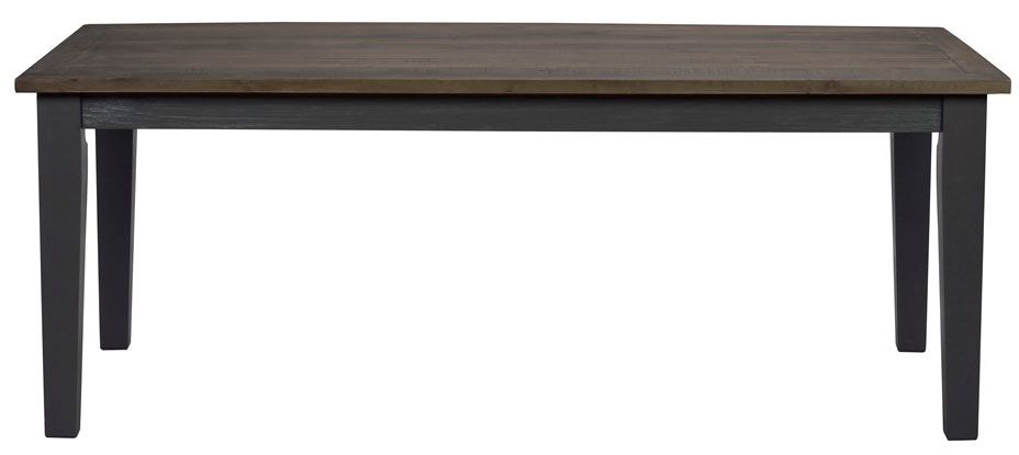 Rowico Nottingham ruokapöytä 100x200, harmaa