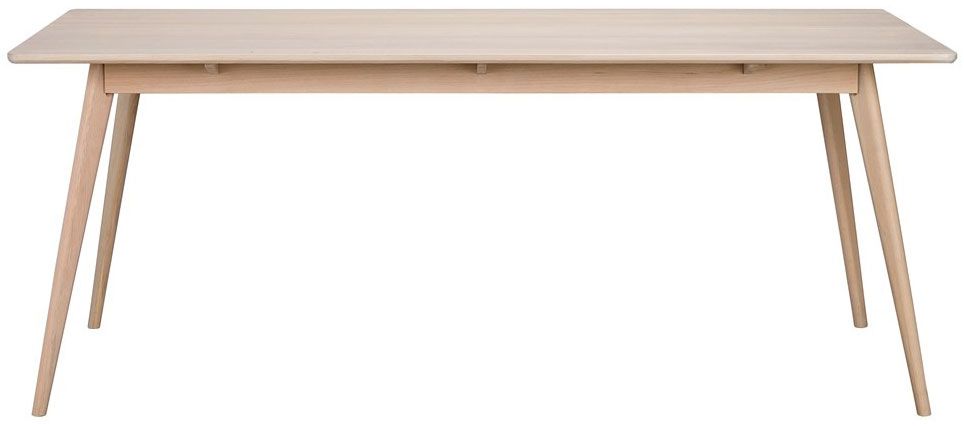 Rowico Yumi ruokapöytä 190 cm, valkopesty tammi