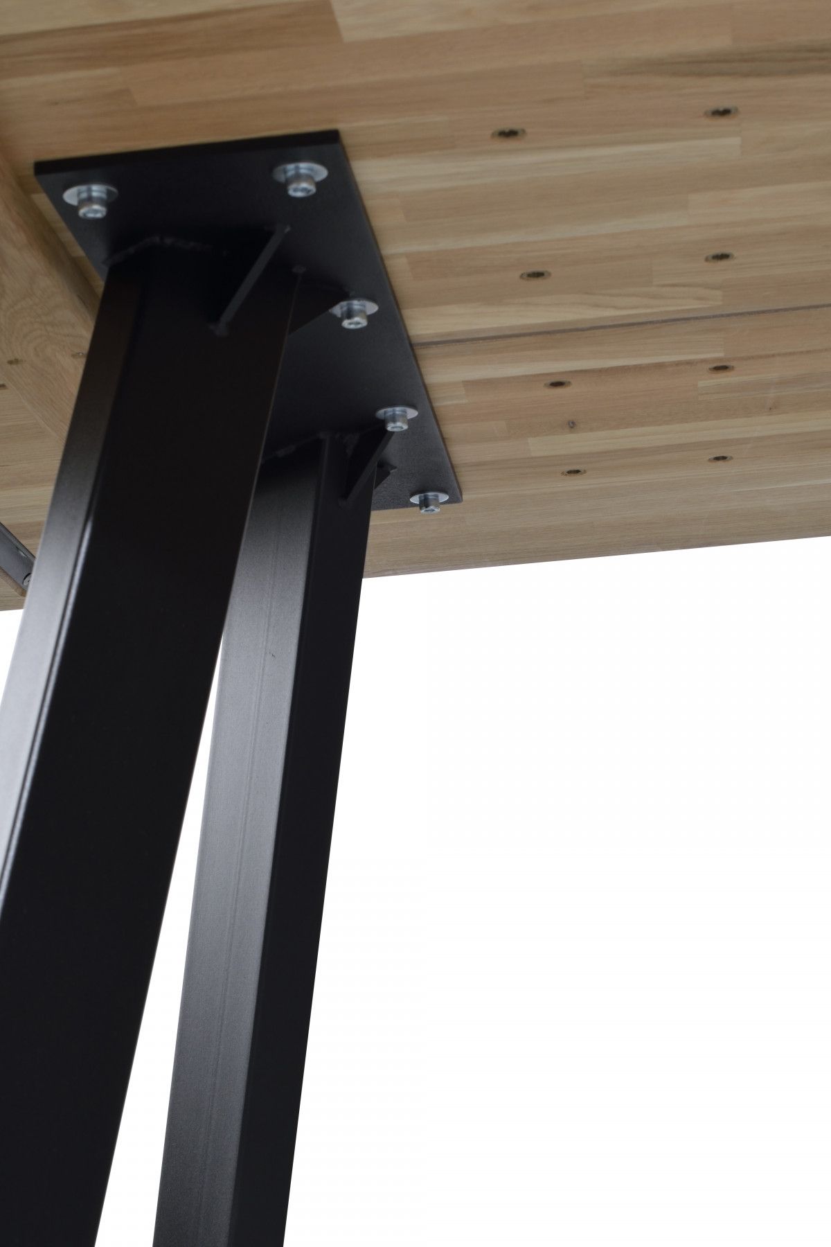 Rowico Fred ruokapöytä 95x170cm, savu/musta