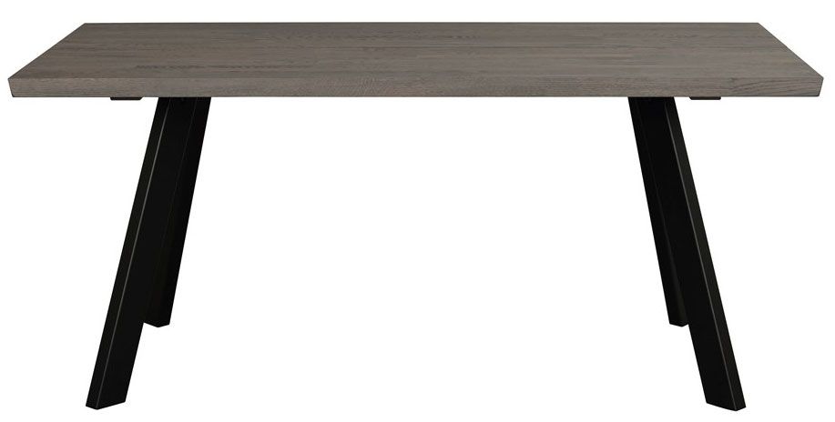 Rowico Fred ruokapöytä 95x170cm, savu/musta