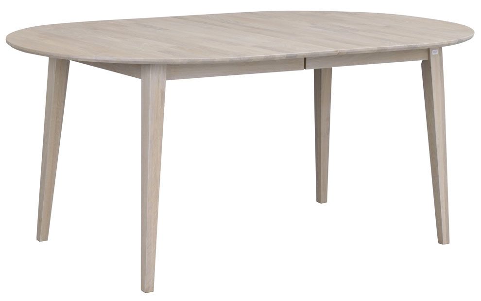 Rowico Filippa ovaali jatkopöytä, valkopesty tammi