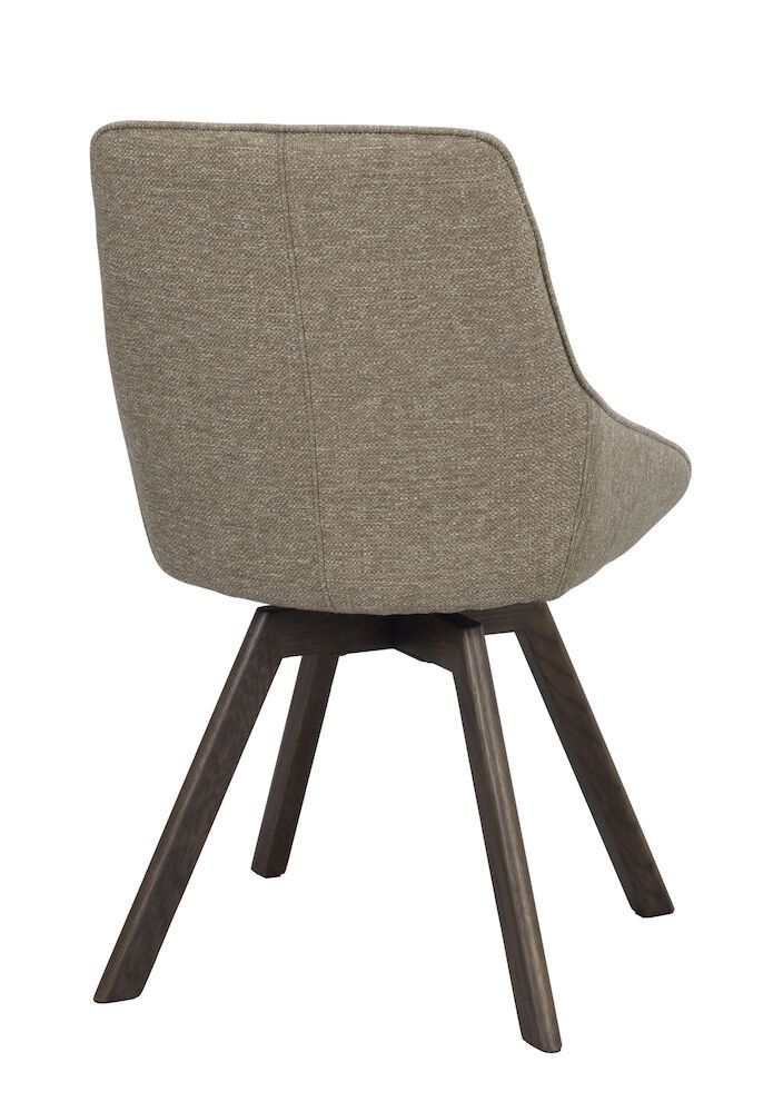 Rowico Alison tuoli tumma beige, ruskeat tammijalat