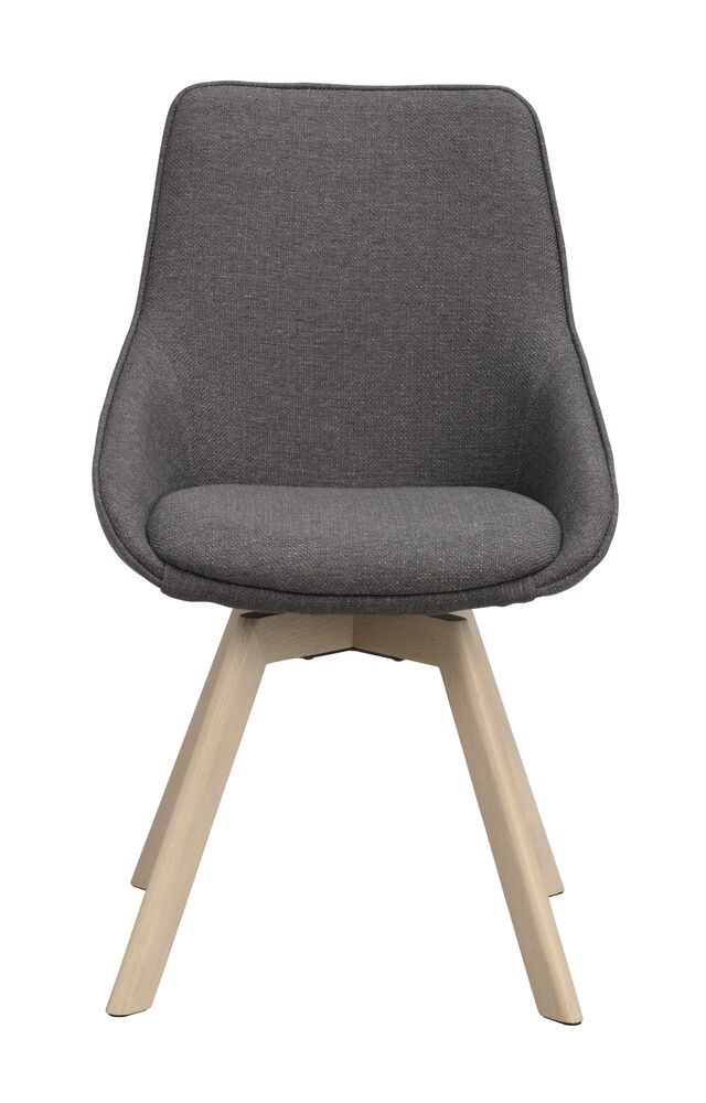 Rowico Alison ruokapöydän tuoli, harmaa / valkopesty tammi