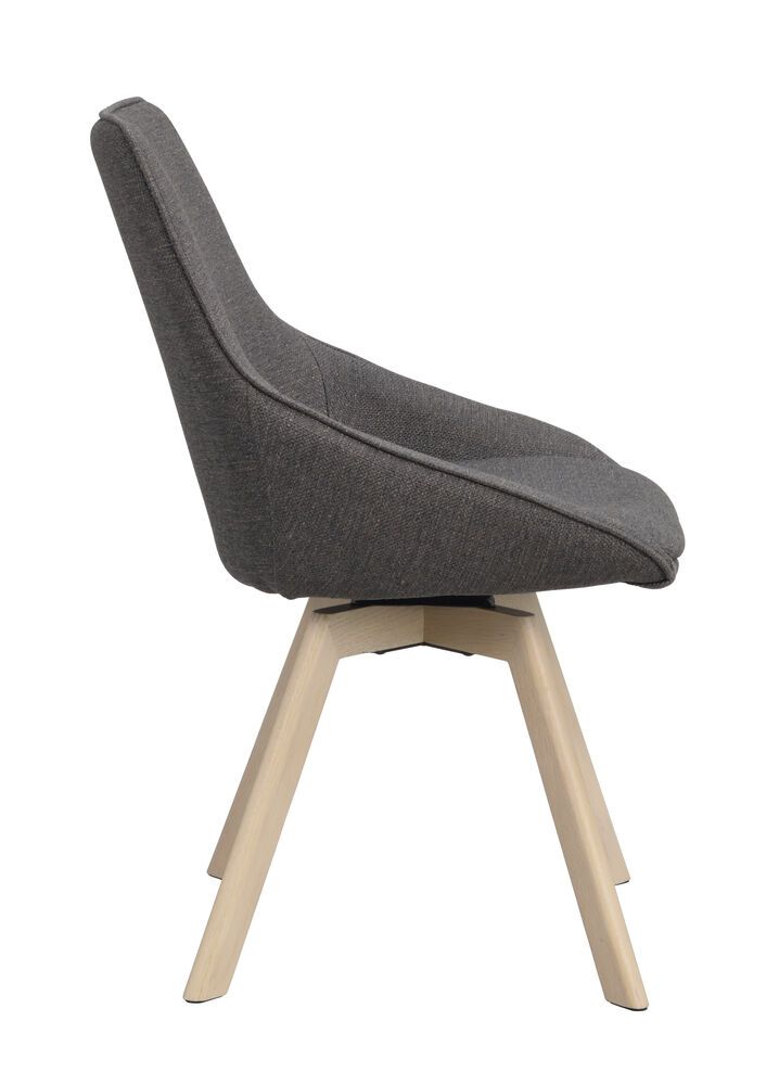 Rowico Alison ruokapöydän tuoli, harmaa / valkopesty tammi