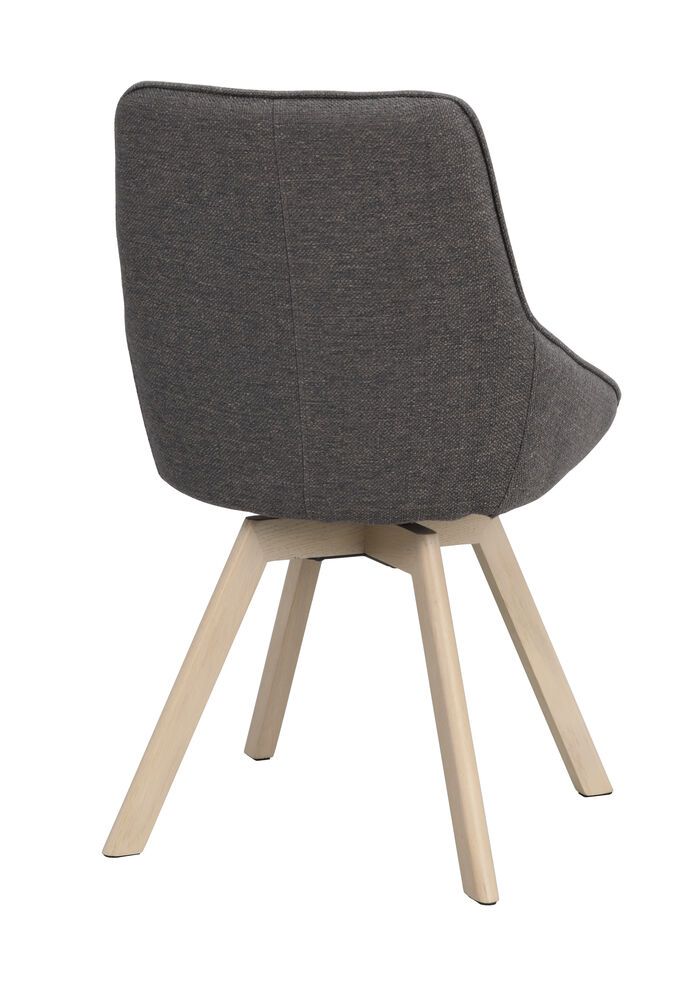 Rowico Alison ruokapöydän tuoli, harmaa / valkopesty tammi