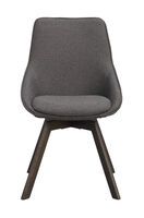 Rowico Alison ruokapöydän tuoli, harmaa / ruskea tammi