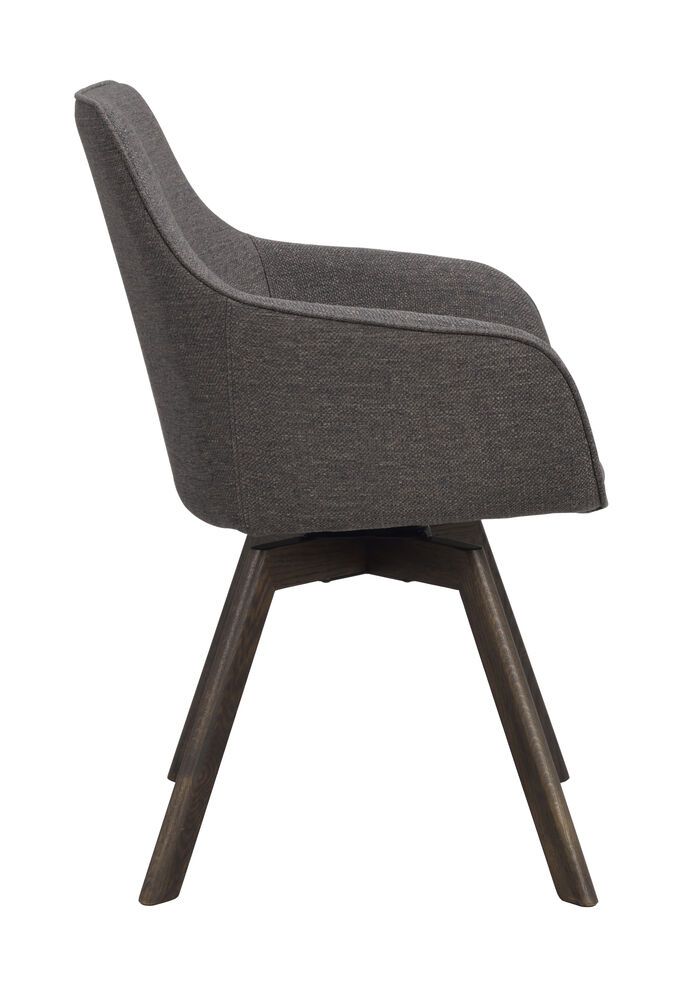 Rowico Alison nojatuoli, harmaa/ruskea