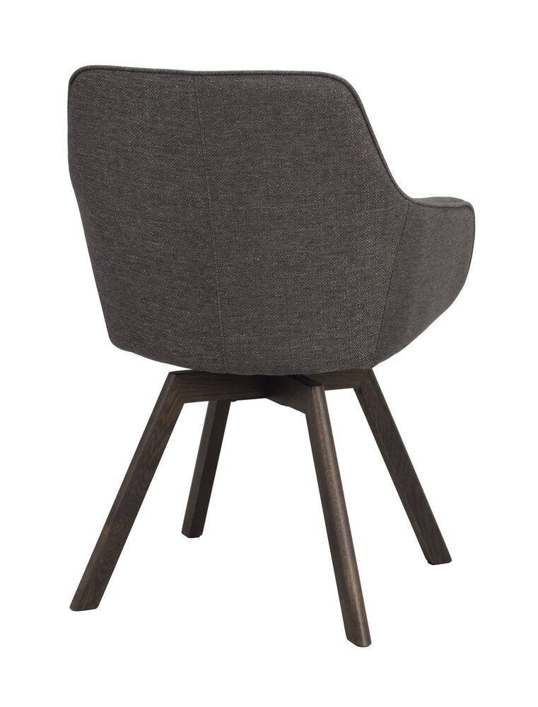 Rowico Alison nojatuoli, harmaa/ruskea