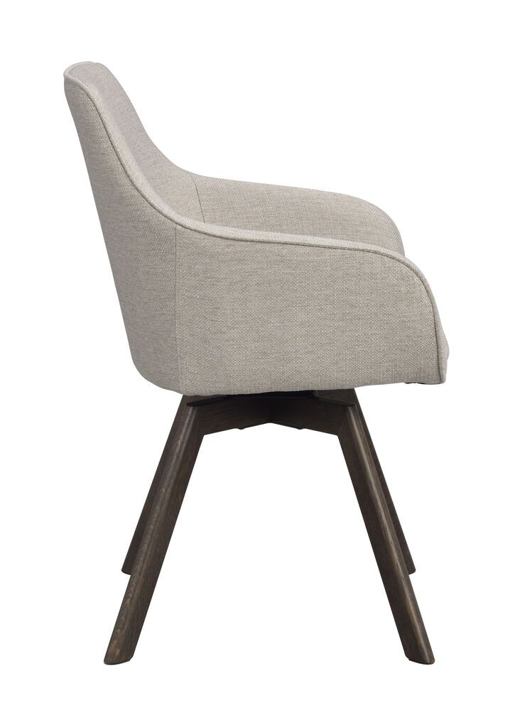 Rowico Alison nojatuoli, beige/ruskea