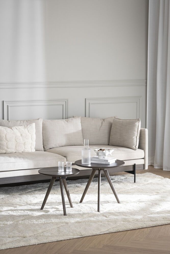 Rowico Yumi sarjapöytä 2kpl, ruskea tammi