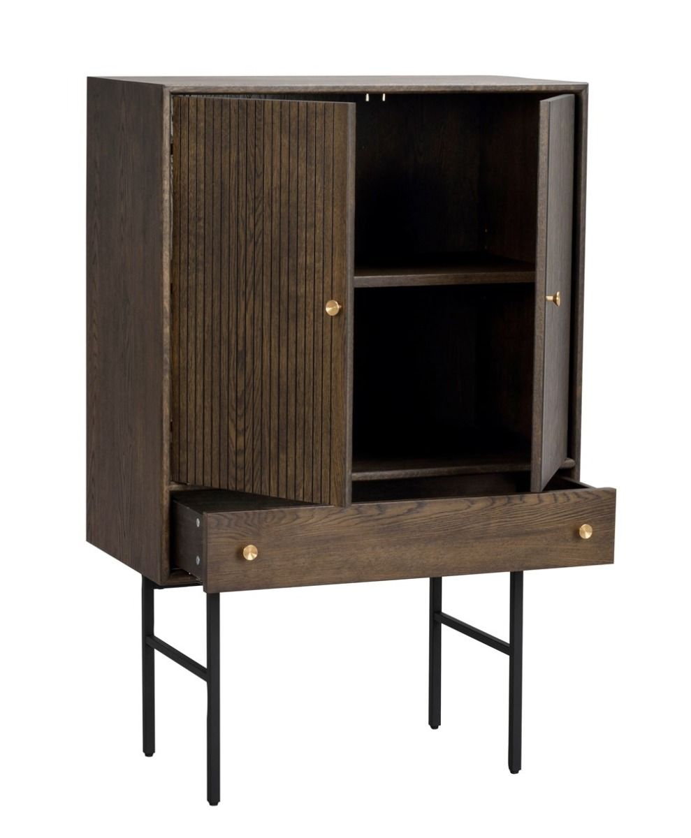 Rowico Clearbrook ovikaappi, ruskea