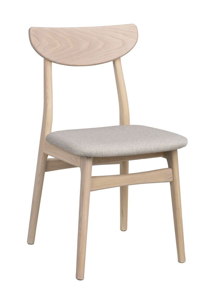 Rowico Rodham tuoli, valkopesty tammi/harmaa beige