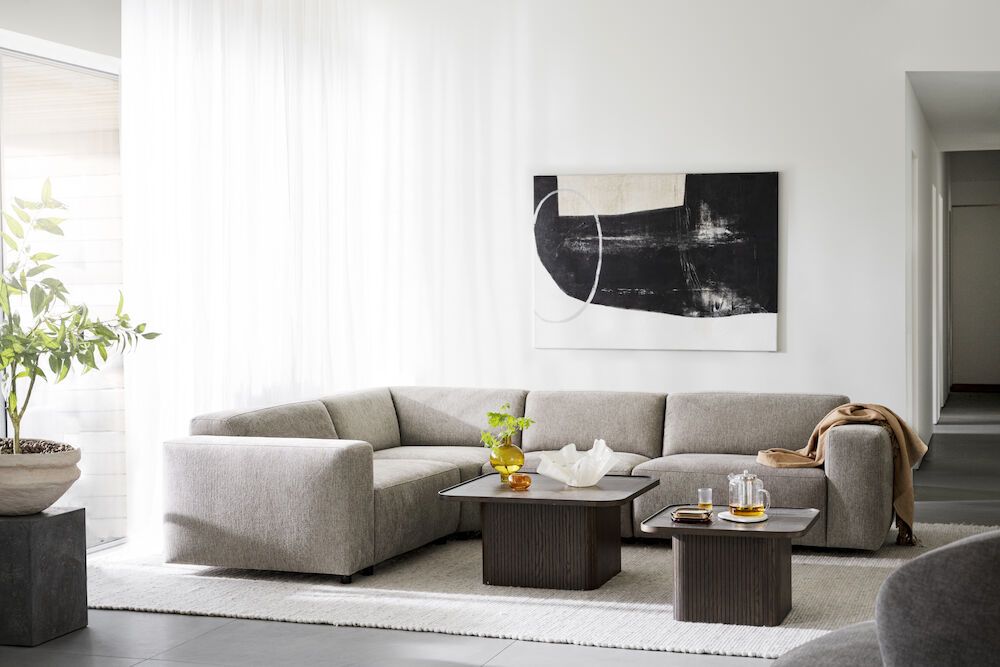 Rowico Sullivan kahvipöytä 80x80cm, ruskea tammi