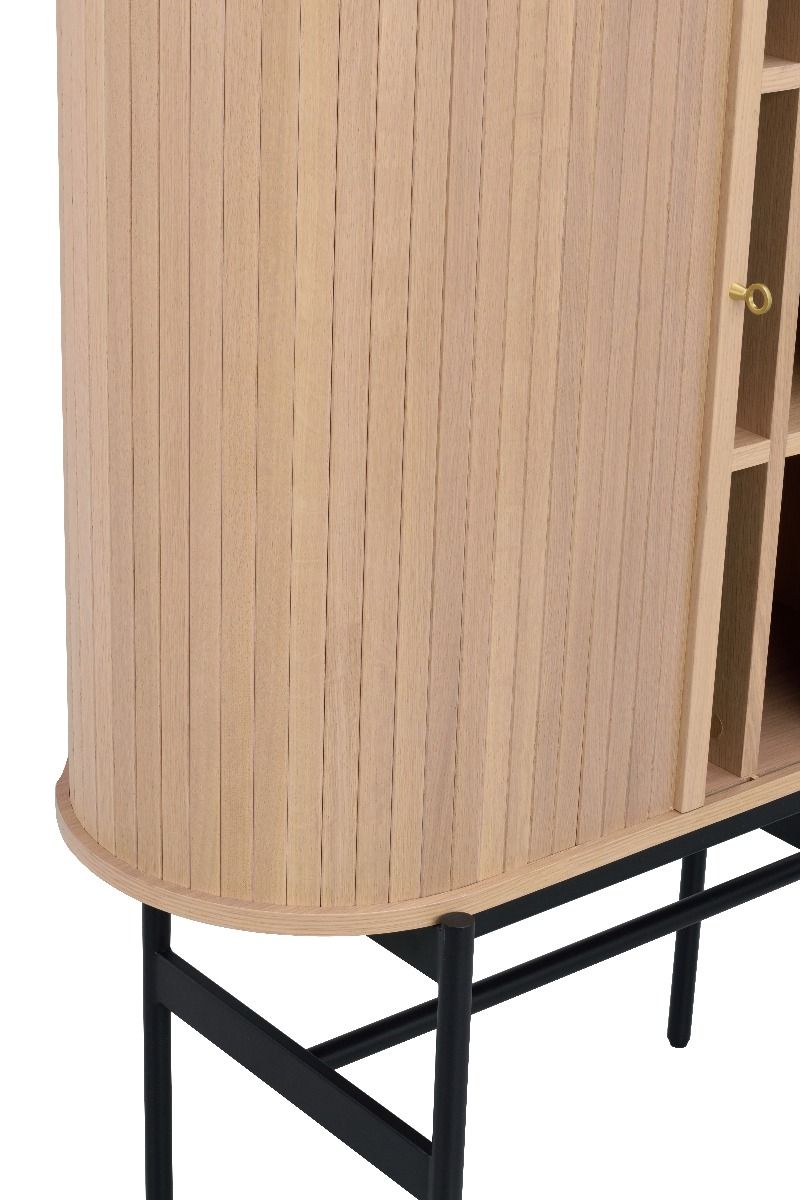 Rowico Haddington kaappi, valkopesty/musta