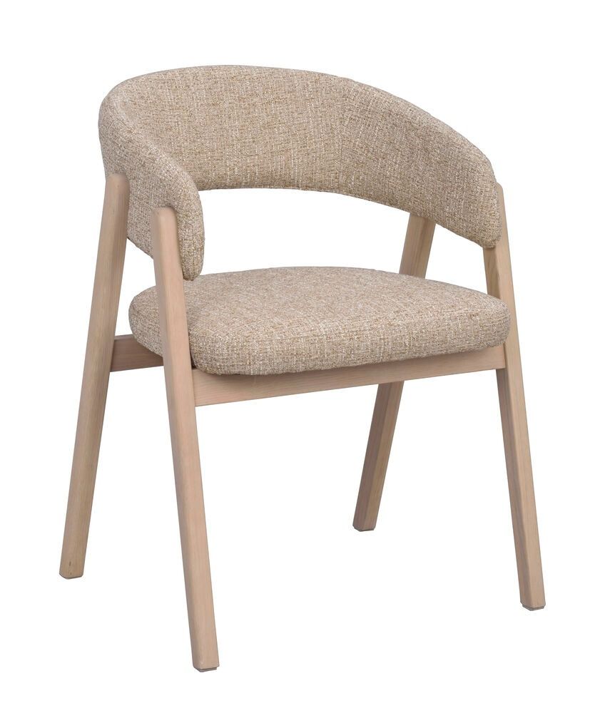 Rowico Barnaby nojatuoli, valkopesty tammi/beige