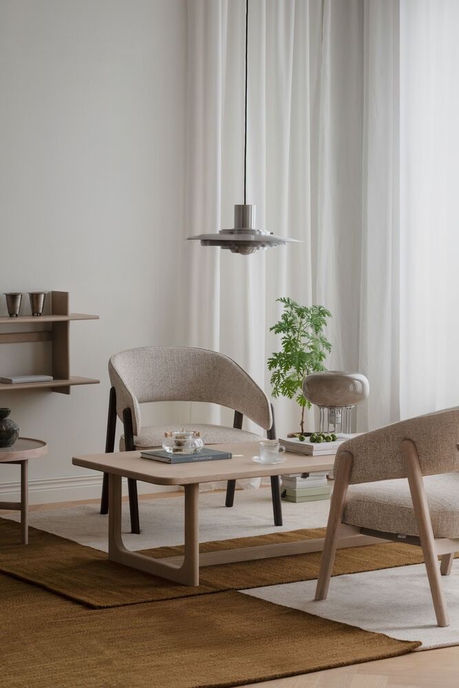 Rowico Barnaby lepotuoli, ruskea/beige