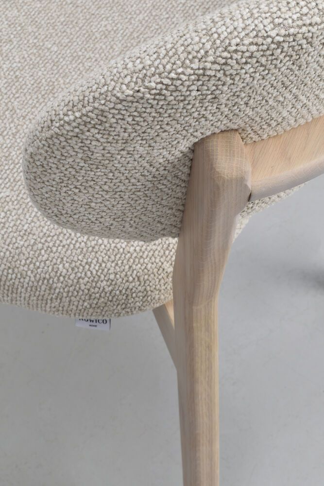 Rowico Patterson tuoli, valkovahattu tammi/beige