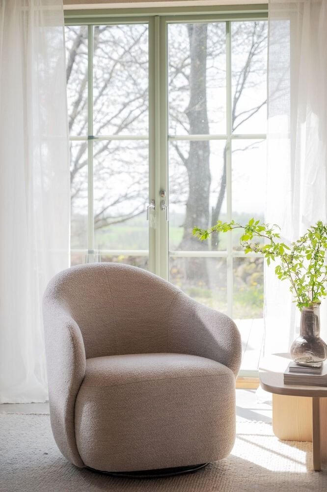 Rowico Chapeltown lepotuoli, vaalea beige