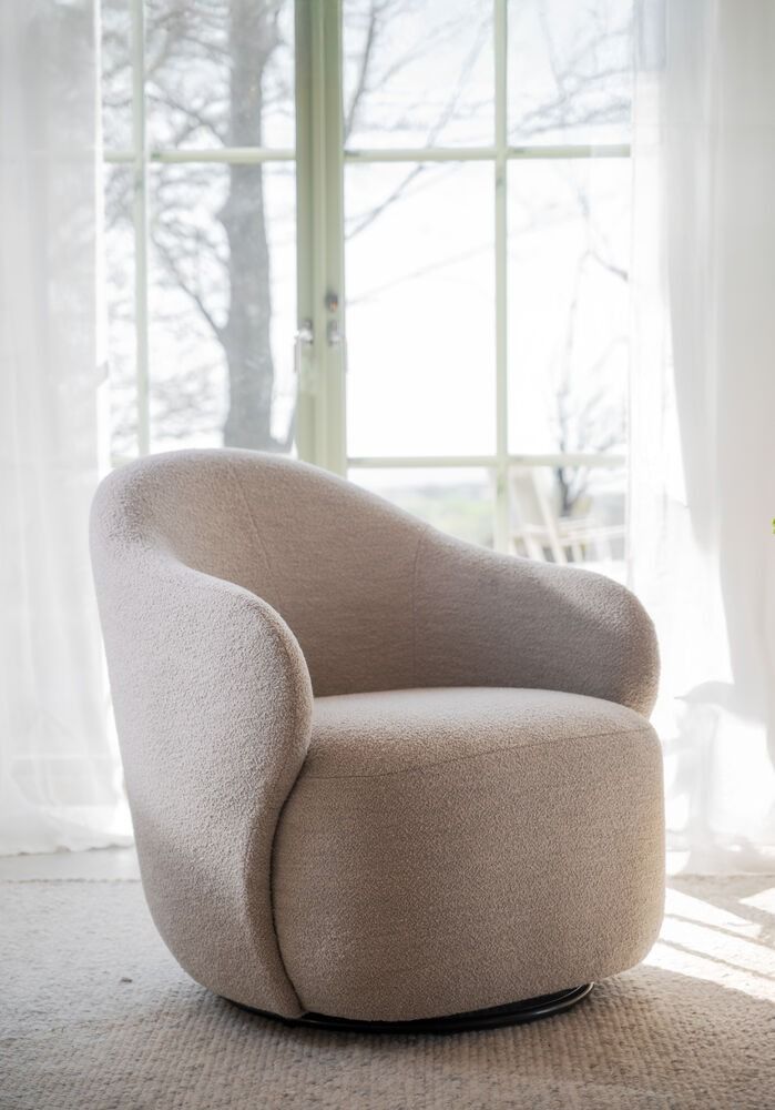 Rowico Chapeltown lepotuoli, vaalea beige