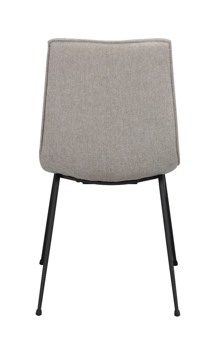 Rowico Lowell tuoli suorilla jaloilla, harmaa/musta