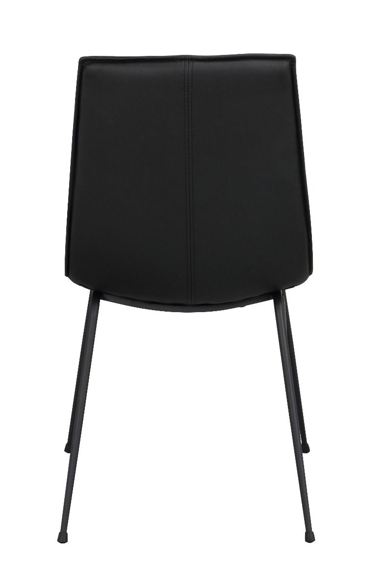 Rowico Lowell tuoli suorilla jaloilla, musta