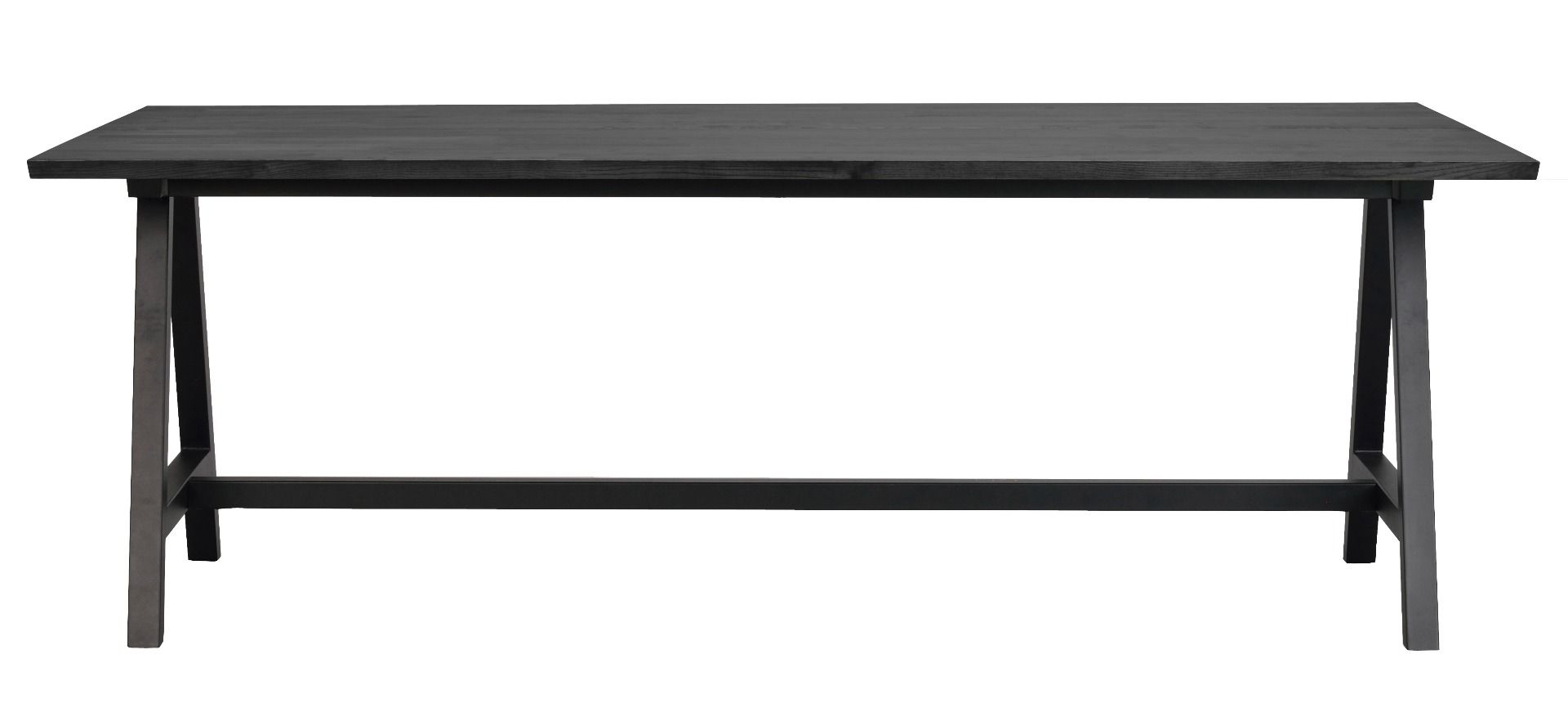 Rowico Carradale ruokapöytä A-jalalla, Musta