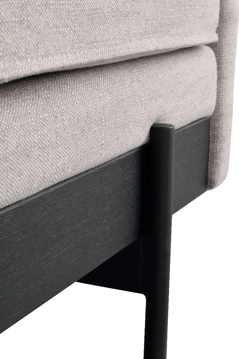 Rowico Shelton sohva 3-ist, harmaa