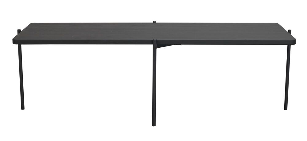 Rowico Shelton sohvapöytä 145x60cm, öljytty musta