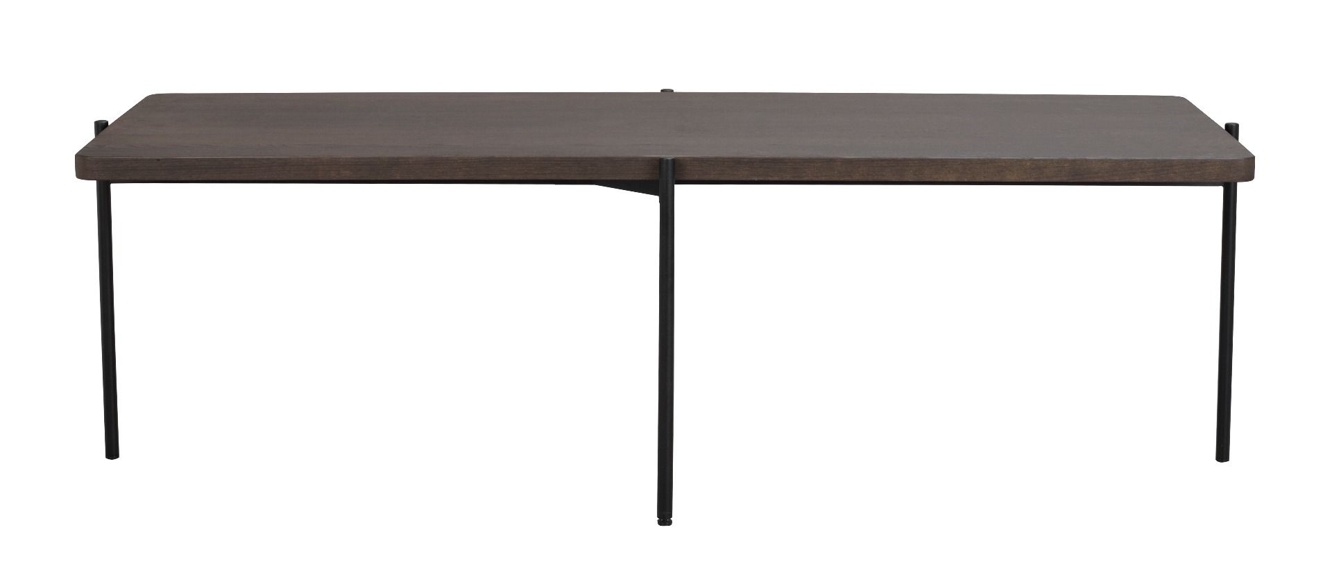 Rowico Shelton kahvipöytä 145x60cm, ruskea/musta