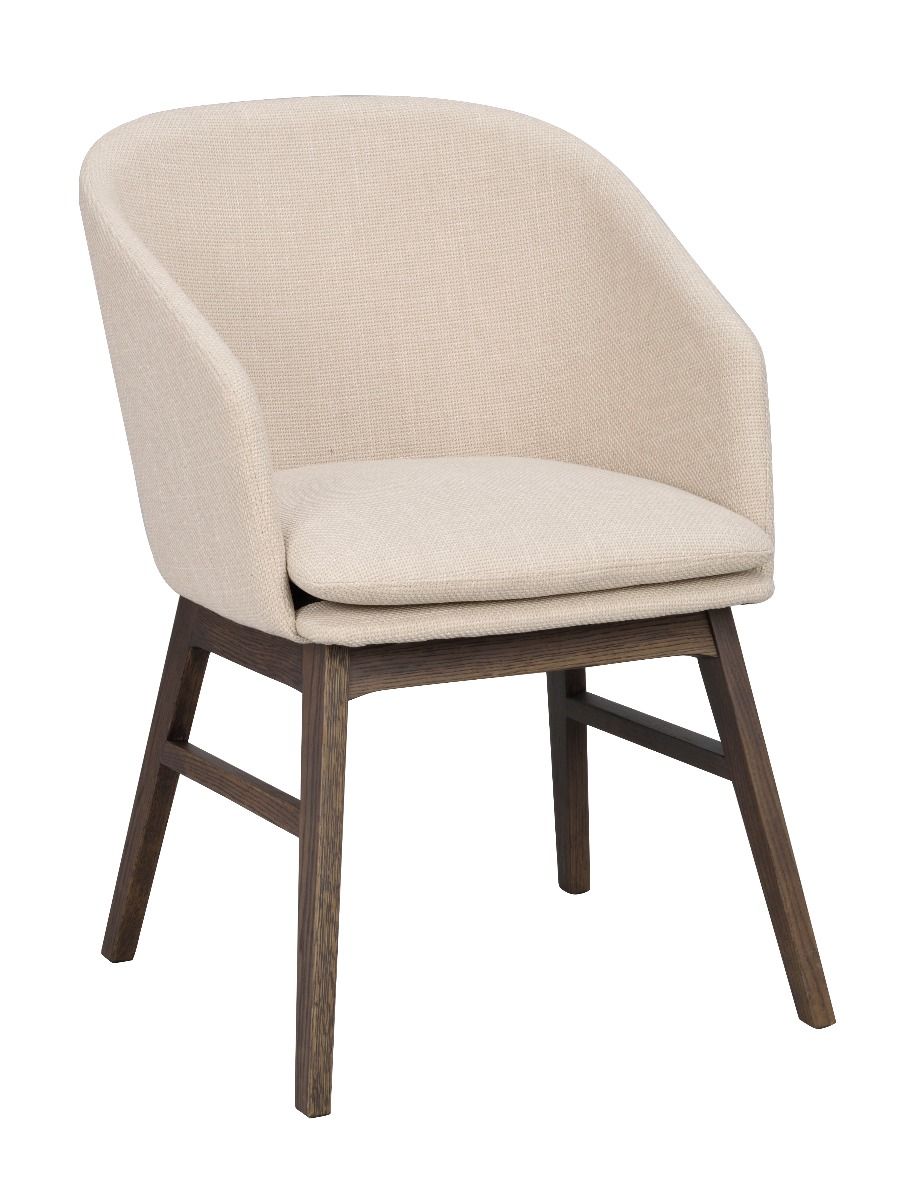 Rowico Windham nojatuoli, ruskea/beige