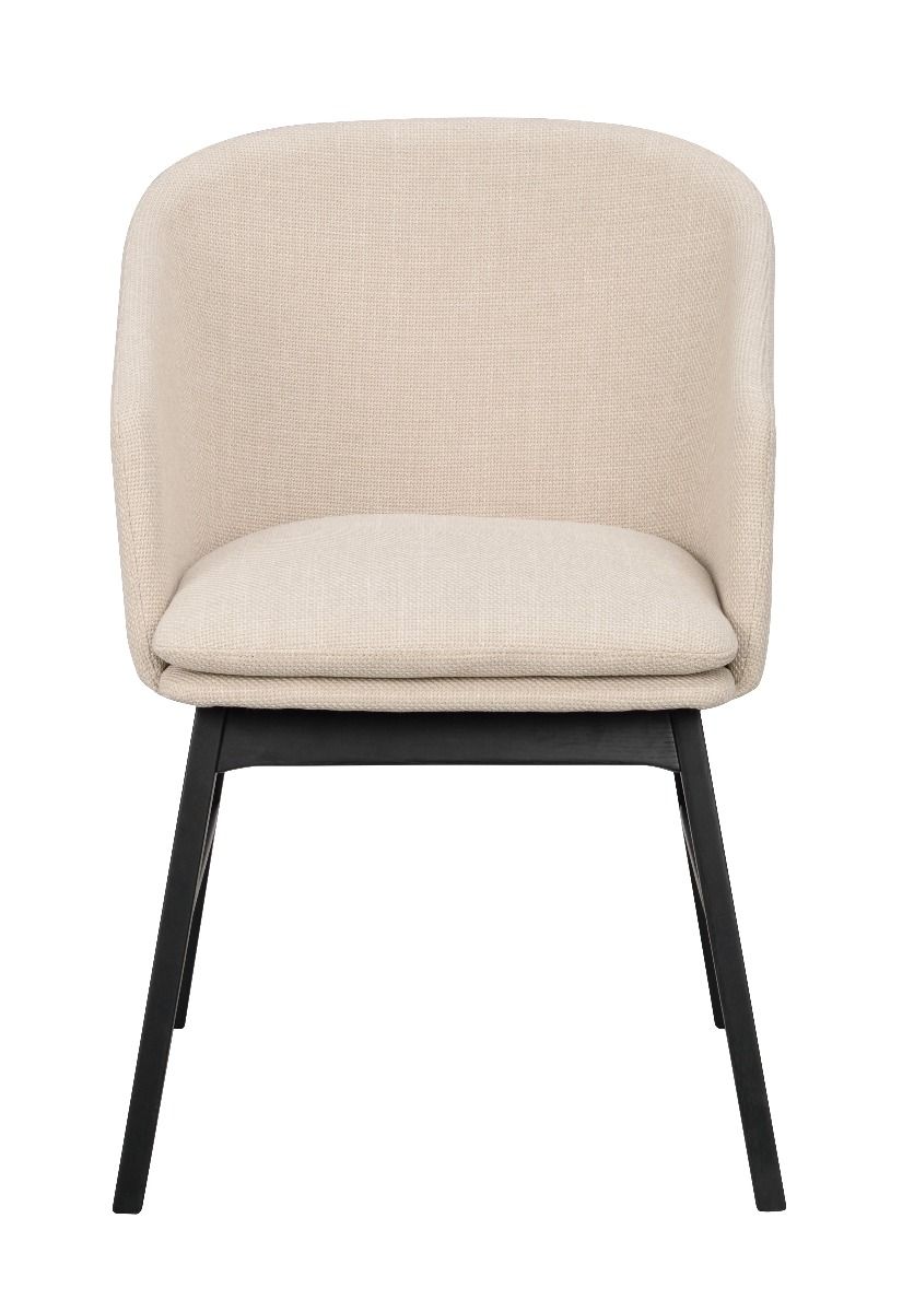 Rowico Windham nojatuoli, musta/beige