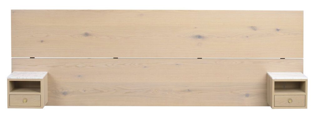 Rowico Whitmore sängynpääty, valkopesty tammi