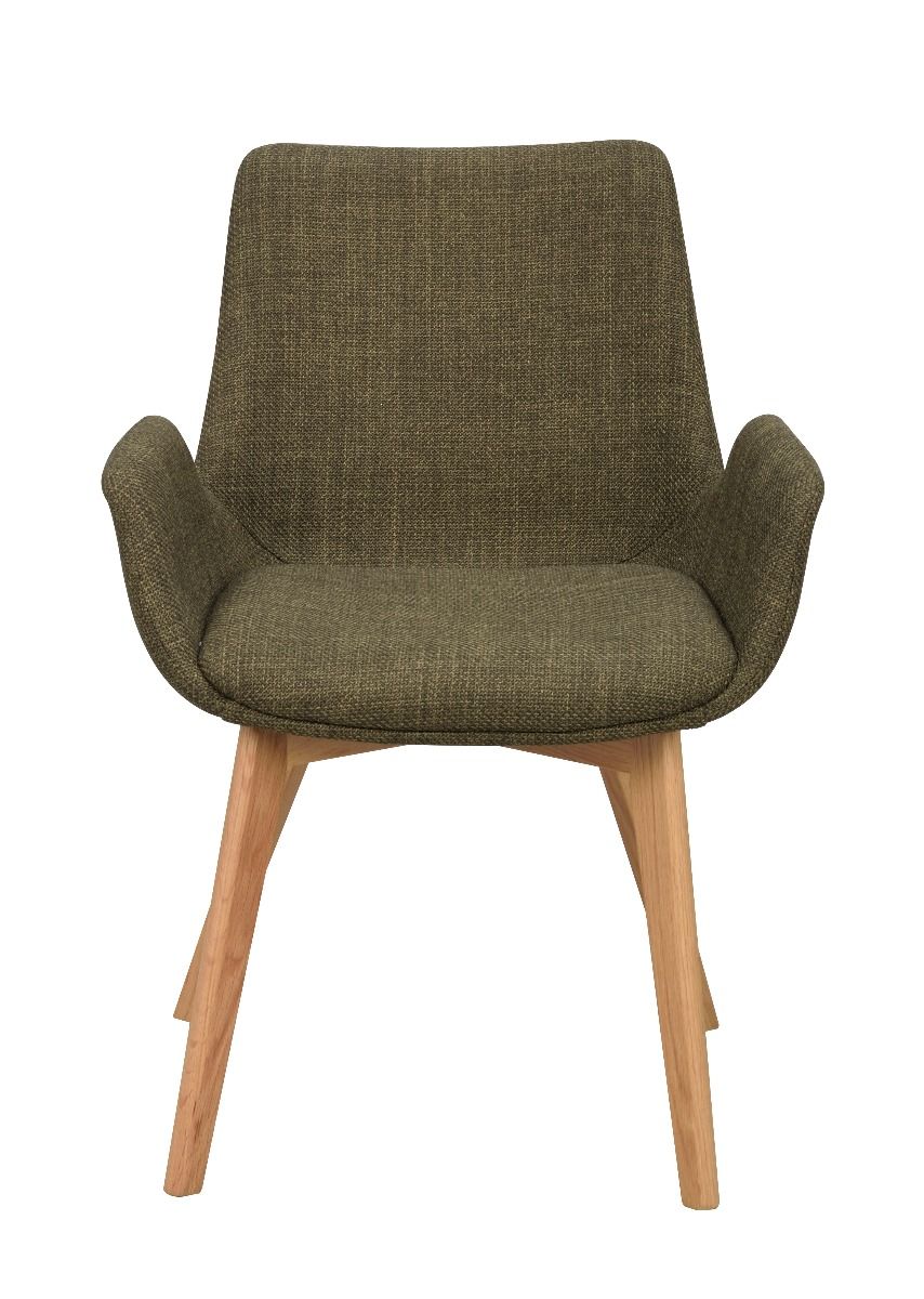 Rowico Drimsdale lepotuoli, vihreä/tammi