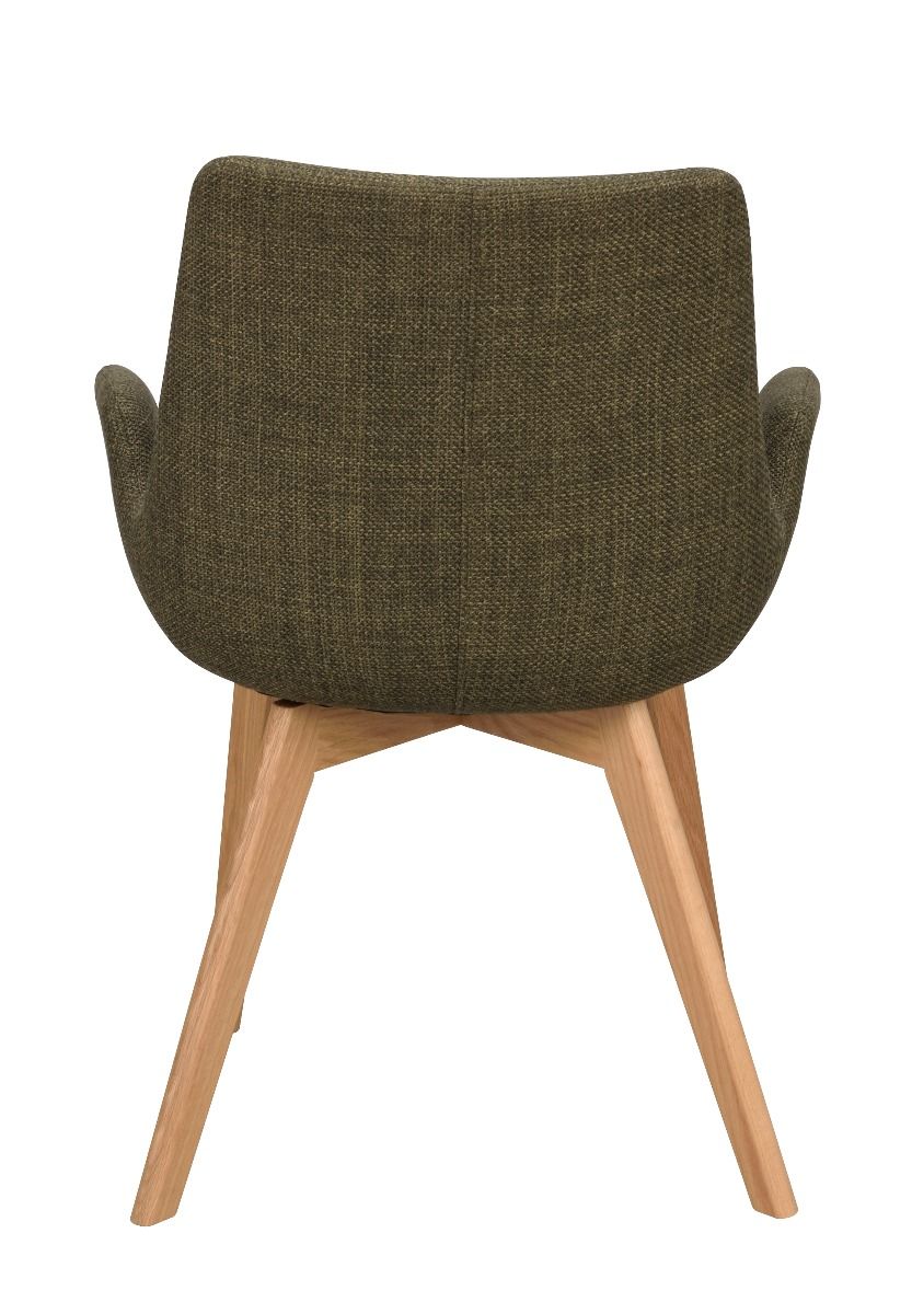 Rowico Drimsdale lepotuoli, vihreä/tammi